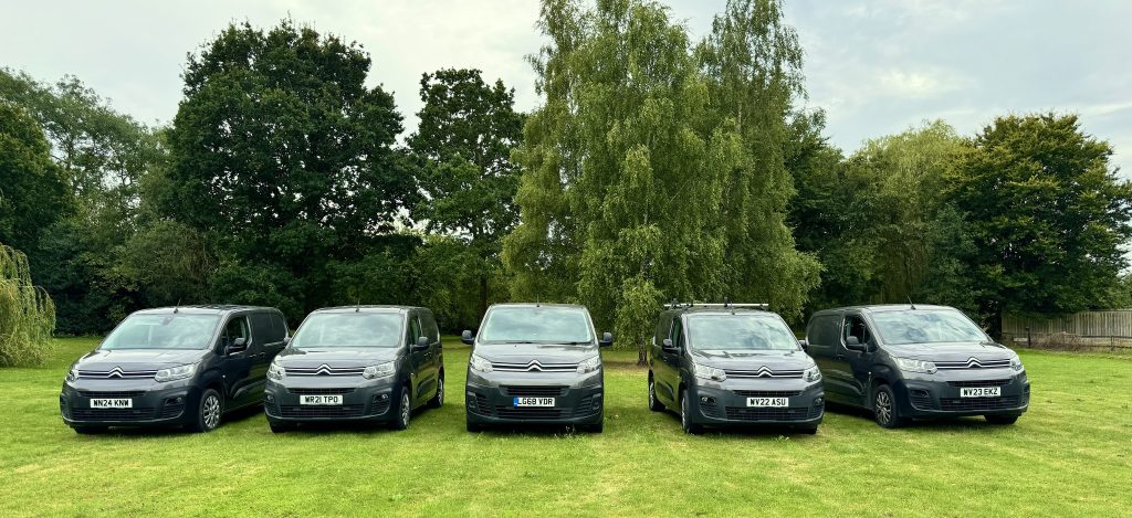 Our fleet of modern fully equipped vans - Pest Solutions Oxfordshire