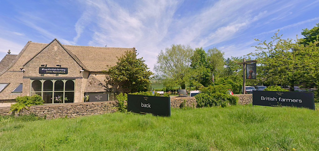 The Farmer's Dog Public House at Burford view from the Road